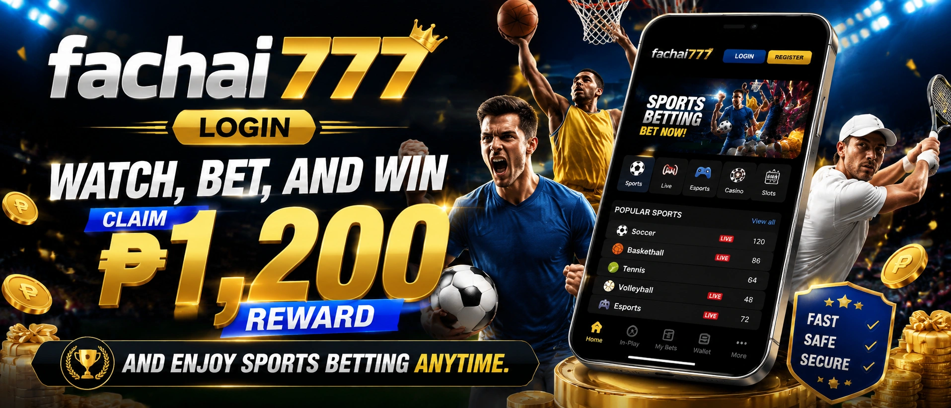 Sports betting hero view for Filipino fans