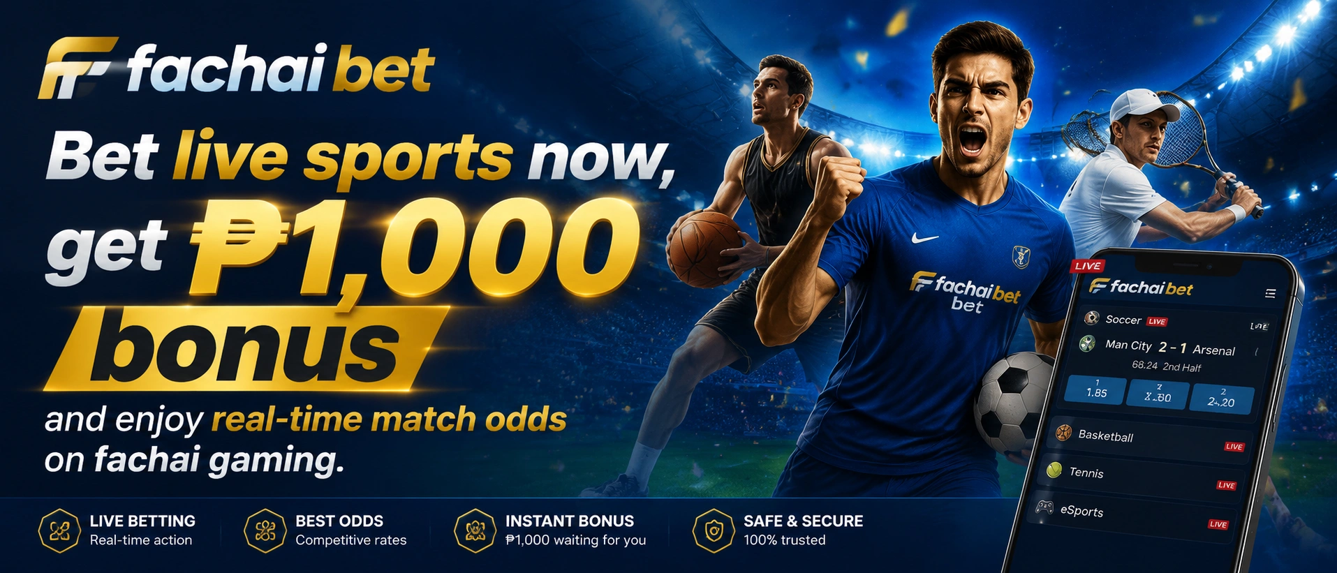 Mobile sports betting interface on Android and iOS